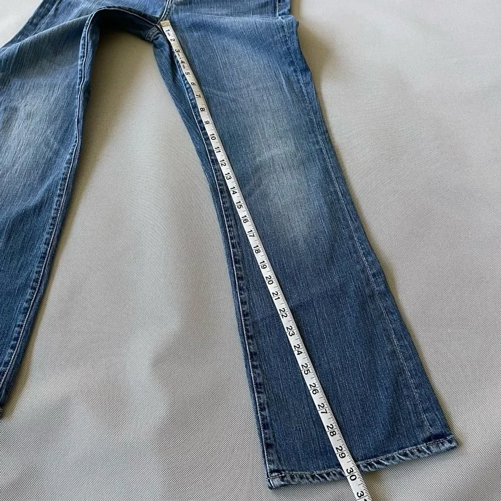 J Crew Bootcut Low Waist Denim Jeans Women’s Size 26S